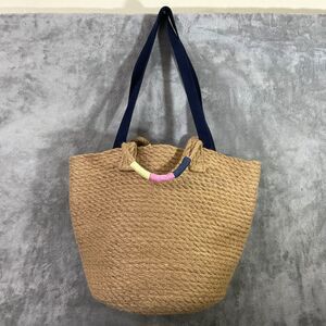GAP Jute Market Bag Large Tote Weave Boho Hobo Hippie Beach Shopper Summer Carry
